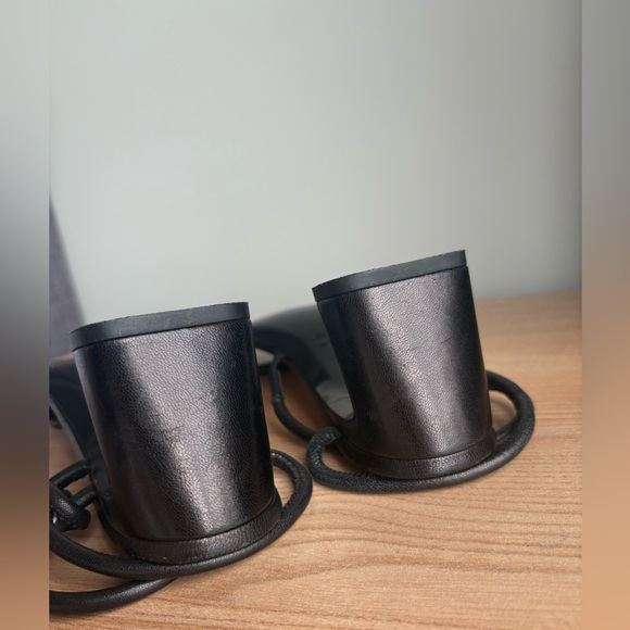 By Far Charlie Black Leather Knot Sandals Size 36 Square Toe 2.5” Heel - Picture 13 of 14